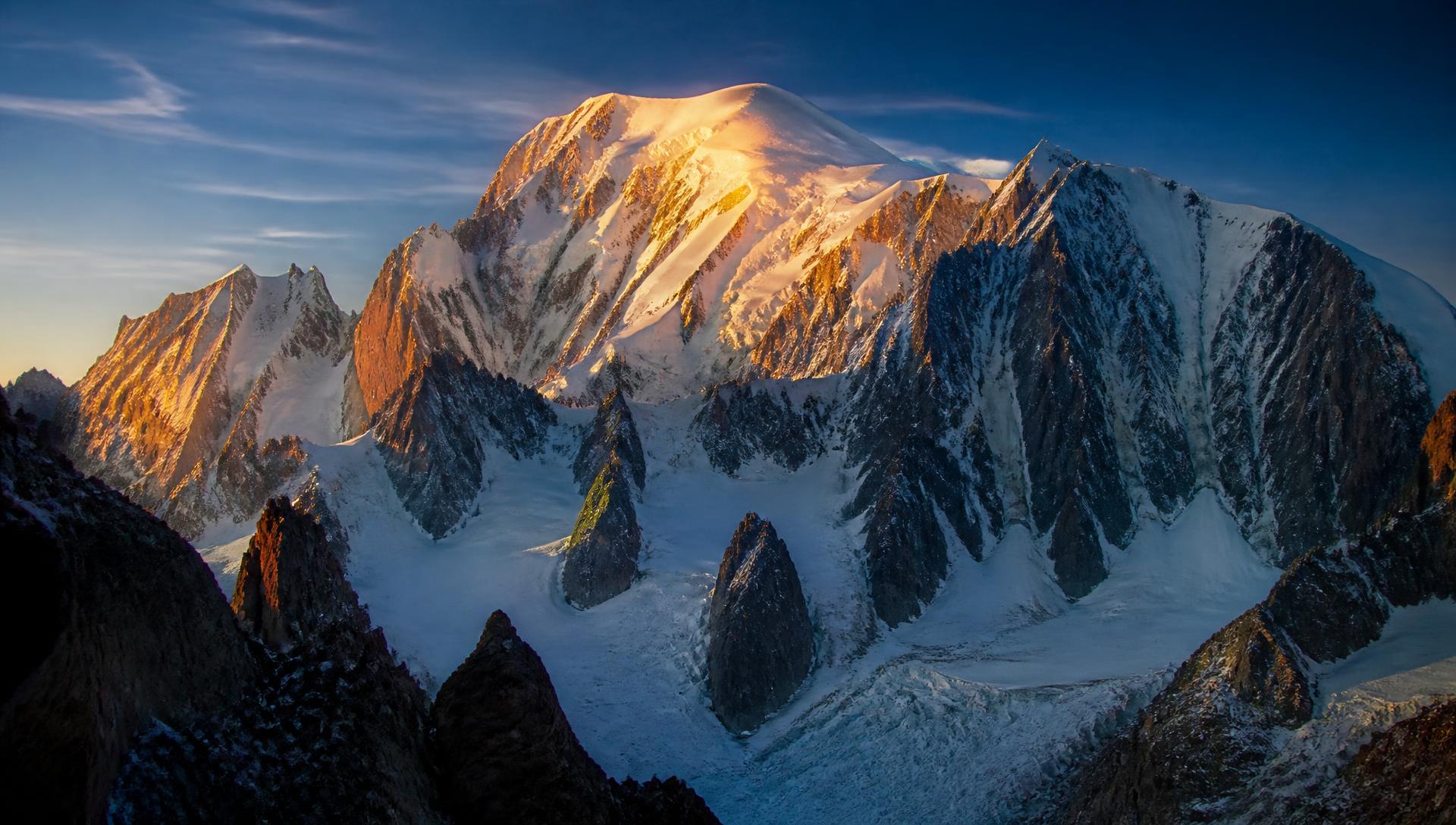 Mont Blanc at sunrise